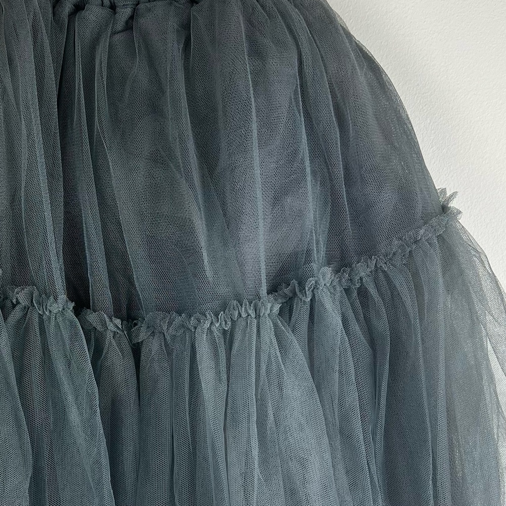 Joyfolie | Cowgirl Fairy Photo Shoot Tulle Brigitte Skirt Grey | 3 - Picture 6 of 10